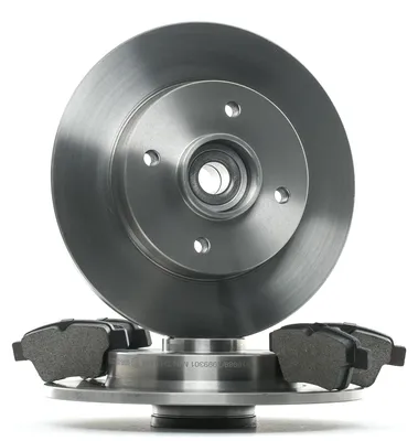 Produktbild von RIDEX Bremsenset Hinten Bremsscheiben Beläge Satz passend für PEUGEOT 207 (WA, WC) 249mm