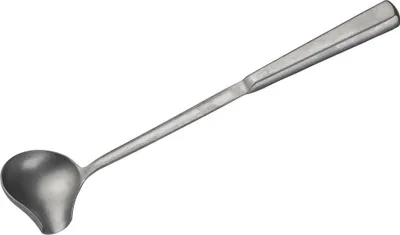 Produktbild von APS 75925 Saucengießlöffel CLASSIC, Edelstahl, 7 x 5,5 cm, Griff 22 cm, Vintage-Look