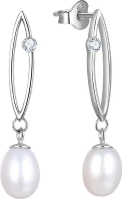 Immagine prodotto di Orecchini in argento con perle autentiche AGUC2615P