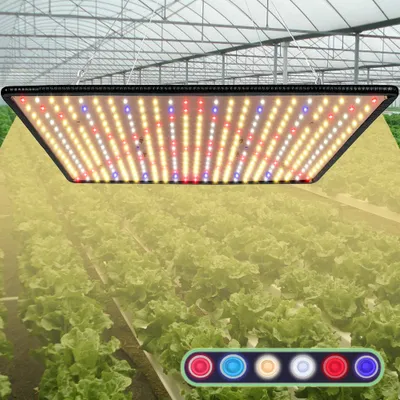 Produktbild von LED Pflanzenlampe Vollspektrum,100W Wachstumslampe 360LEDs(rot,blau,warmweiß,kaltweiß,UV,IR) Sonne,Led Grow Lampe für Zimmerpflanze Gewächshaus Blume