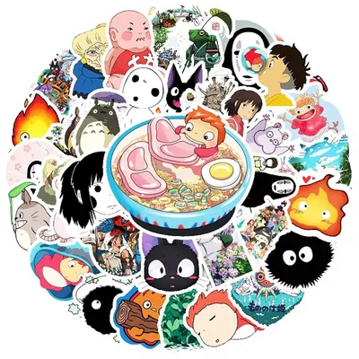 Produktbild von 100x Aufkleber - Japanischer Anime