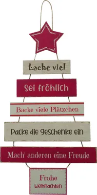 Produktbild von Dekoschild Weihnachten TANOLO