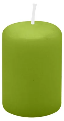 Produktbild von Stumpenkerzen 60 x Ø 40 mm, Limonegrün, 24 Stück