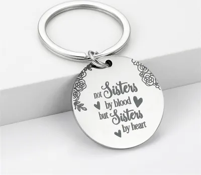 Produktbild von INF Schwestern-Schlüsselanhänger - Aufmerksames Geschenk zum Geburtstag, Abschluss
