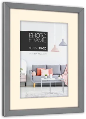 Image de ZEP Cadre photo Edison 13x18 cm gris