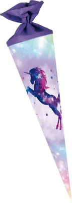Obrázek produktu pro Nestler Galaxy Unicorn 70 cm kulatý plstěný školní kužel