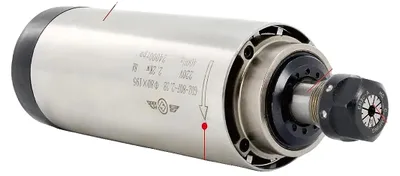 Obrázok produktu pre CNC vretenový motor, výkon 2,2 kW, vysokootáčkový výkon, len vreteno, 220 V