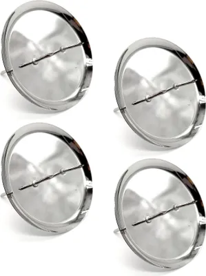 Produktbild von Metall Kerzenhalter Stecker silber Ø 6cm DIY Kranz Kerzen-Deko Gebinde