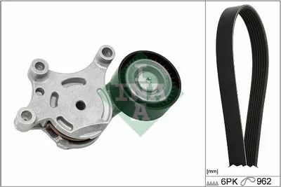 Produktbild von INA 529 0298 10 Keilrippenriemensatz für FORD FOCUS III Turnier