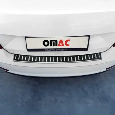 Image de Protection Seuil de Pare-chocs Arriére Pour Skoda Octavia Combi 2013-2019 Acier