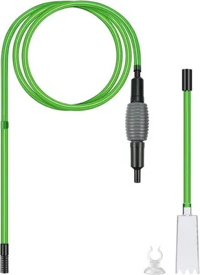 Produktbild von 3-in-1 Aquarium-Wasserwechsler: Zum Wasserwechsel, zur Reinigung und mit Saugrohr und Bodensauger. Aquarium-Zubehör für Reinigung und Wasserwechsel