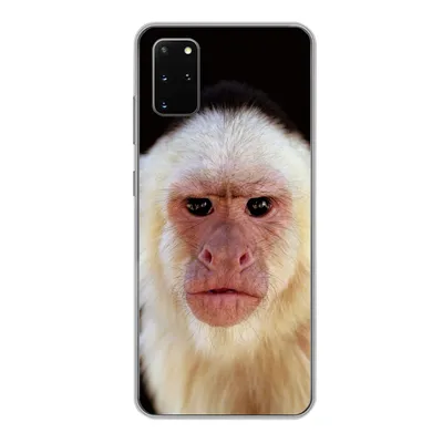 Produktbild von MuchoWow® Handyhülle Schutzhülle Hülle für Samsung Galaxy S20 Plus Affe - Fell - Schwarz Silikon Softcase Handy Hülle - Hartschale
