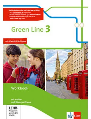 Produktbild von Green Line 3. Workbook mit Audios und Übungssoftware