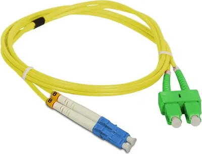 Image de Câble patch à fibres optiques Alantec SM SC/APC-LC Duplex 9/125 3.0m jaune