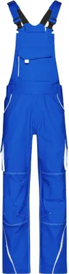 Produktbild von Workwear Pants with Bib - COLOR - royal/white, Gr. 50