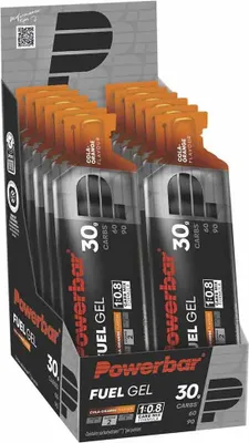Produktbild von Powerbar Fuel 30 50ml Schachtel Mit Energiegelen Cola Und Orange 12 Einheiten Durchsichtig  Durchsichtig One Size
