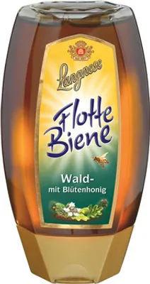 Produktbild von Langnese Flotte Biene Wald Blütenhonig (8x250g Packung)