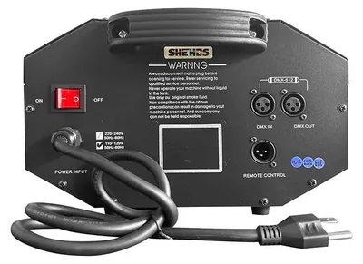 Produktbild von Nebelmaschine, DMX-Steuerung, kabellose Fernbedienung, Kein DMX