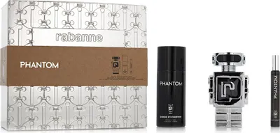 Productafbeelding van Paco Rabanne Phantom Eau de Toilette 100 ml + Eau de Toilette 10 ml + Deodorantspray 150 ml (voor heren)
