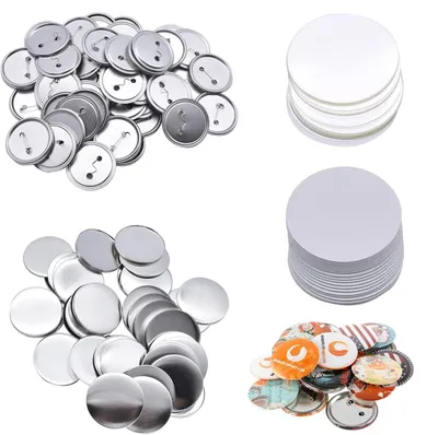 Button-Rohlinge 100 Stück, DIY-Pins, 58 mm, für Basteln