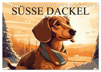 Produktbild von Dackel (Tischkalender 2027 DIN A5 quer), CALVENDO Monatskalender