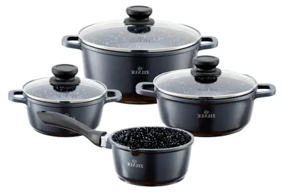 Produktbild von 7-teiliges Antihaft-Topfset induktionsfähig