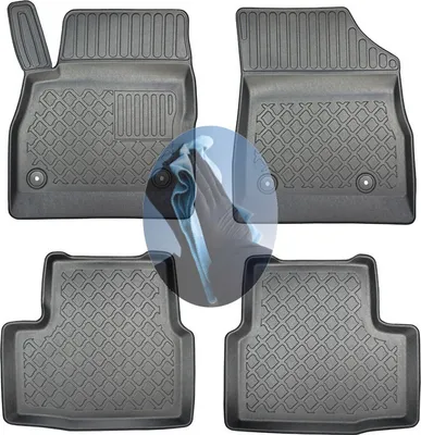 Produktbild von Z518184 TPE-Gummifußmatten kompatibel mit  Opel Astra  K Schrägheck Hatchback 5-türer 2015-