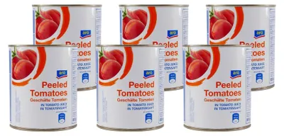 Produktbild von aro Ganze geschälte Tomaten (6 x 800g)