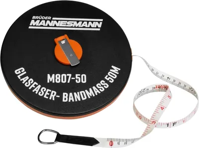 Image de BRÜDER MANNESMANN Mètre ruban en fibre de verre Longueur : 50 m