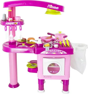 Produktbild von G21 Kinderküchenzeile mit Zubehör rosa G21-690665