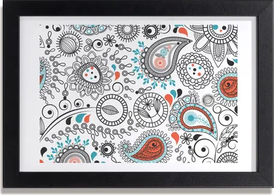 Produktbild von Bild 30x20 MDF-Rahmen, Wandkunst Verzierungen