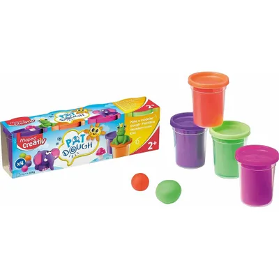 Immagine prodotto di Massa plastica creativa 4x114g 4pz.