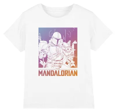 Obrázek produktu pro Star Wars: The Mandalorian – tričko pro děti TV34012 (104) (bílé)