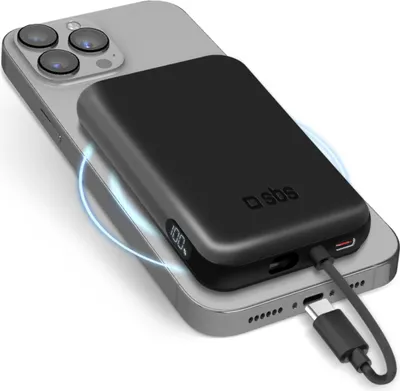 Immagine prodotto di SBS Powerbank Magsafe 5.000mAh con cavo Type-C integrato