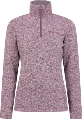 Obrázek produktu pro Mountain Warehouse - Dámský fleecový top "Idris" s polovičním zipem MW2016 (44 CZ) (Burgundy)