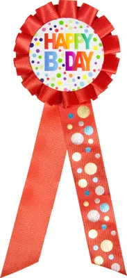 Produktbild von Anstecker Happy-Birthday Dots