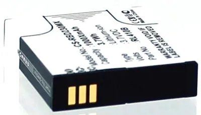 Zdjęcie produktu dla Akumulator do kamery Rollei Actioncam 230, litowo-jonowy, 3,7 V, 1000 mAh, czarny.