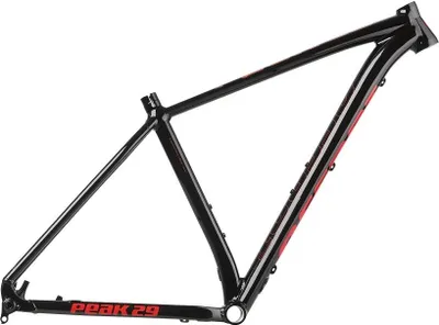 Produktbild von ACCENT MTB 29" Peak Boost Rahmen schwarz und rot, Größe XS, Boost 148x12 mm