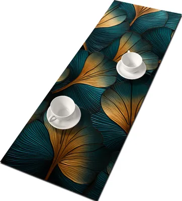 Produktbild von BERTONI Filz Tischläufer, Tischdecke mit Muster Bank Tischdekoration NEYTIRIA 95x33 cm