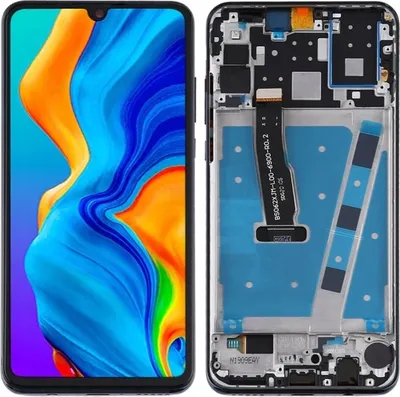 Obrázok produktu pre Originálny LCD displej a dotykové sklo Huawei P30 LITE MAR-LX1A rám, náhradný displej pre Huawei P30 LITE, náhradné diely pre smartphone