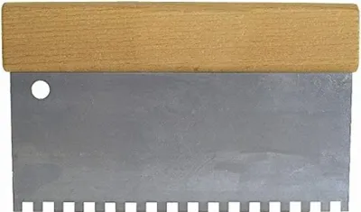 Produktbild von STUBAI Kleberverteilspachtel Z10x10, Holzrück 200 mm