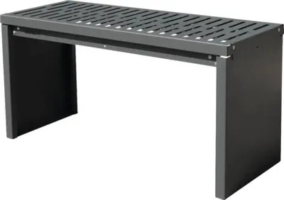 Produktbild von Gartenbank Palatino Bridge Metall 109 x 40 x 54 cm RAL 7016 anthrazitgrau