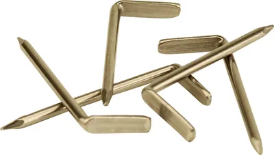 Produktbild von Hakennagel aus gehärtetem Stahl 3x50mm, 40 Stück für Leitungen und Rohre