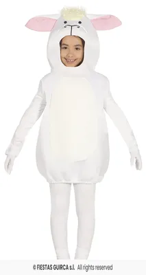 Produktbild von Kinderkostüm Schaf – Niedliches Kostüm für Krippenspiele und Weihnachtsfeiern Gr. 98-134, Größe:98/104