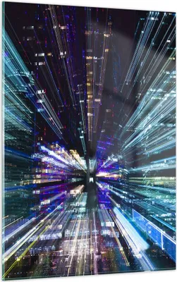 Produktbild von Bilder auf glas - Einteilig - Abstraktion modern - 50x70cm - Glasbilder - Wandbilder - Bilder - zum Aufhängen bereit - Wanddekoration aus Glas - Glas Bilder - Wandbild auf Glas - GPA50x70-4044