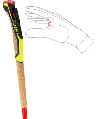Produktbild von LEKI Unisex Skistock Mezza Race Rot