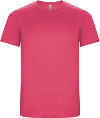 Immagine prodotto di Roly Eco CA0427 | Maglietta funzionale Imola da uomo - 50% poliestere riciclato - Colore: Fluor Pink 228 - Taglia: XL