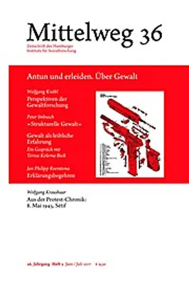 Produktbild von Antun und erleiden. Über Gewalt