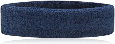 Imagen del producto de Banda para la frente, de rizo, color azul oscuro, 1 unidad, para deportes
