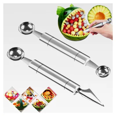Produktbild von Melonenlöffel Eislöffel aus Edelstahl für Obst und Gemüse